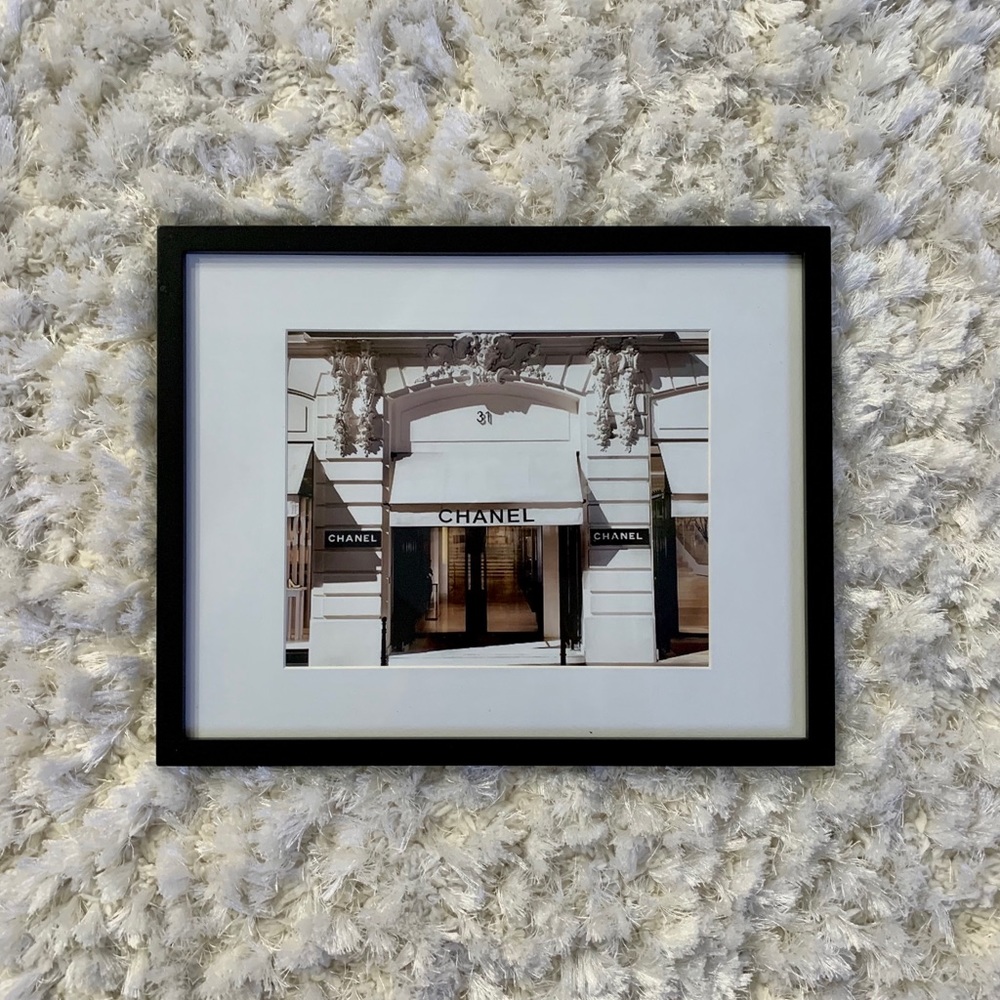 Chanel store front wall art